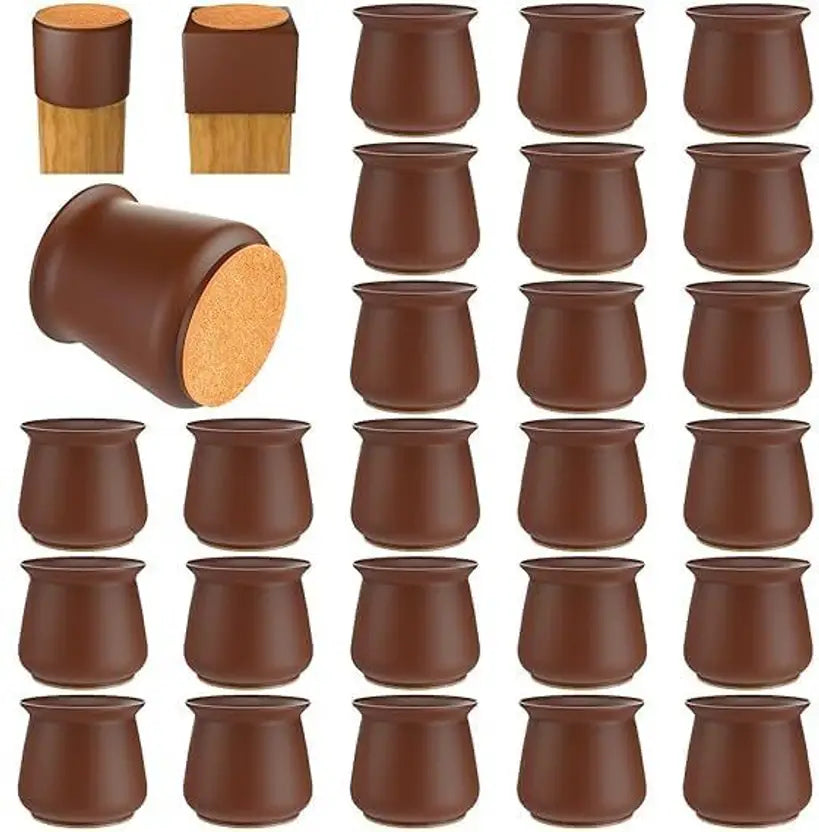 Premium Silicone Chair Leg Protectors – Anti-Scratch Noise-Free Floor Covers