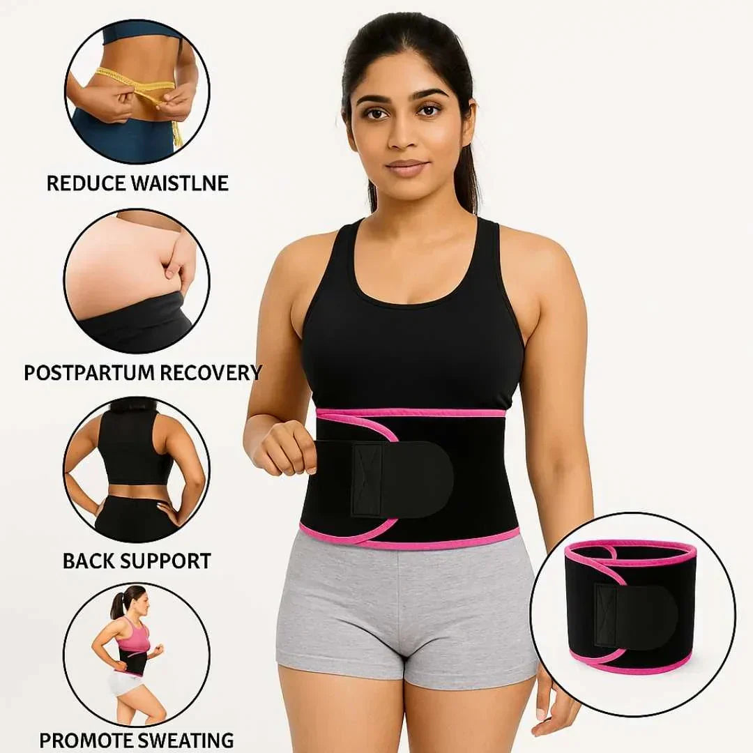 Adjustable Waist Trimmer Sweat Belt