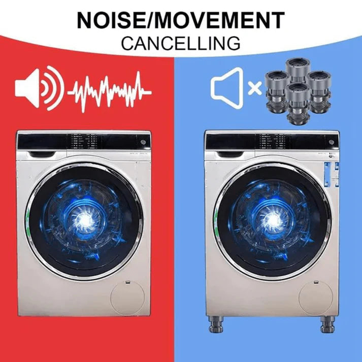 Anti-Vibration Washing Machine Foot Pads (Pack of 4)