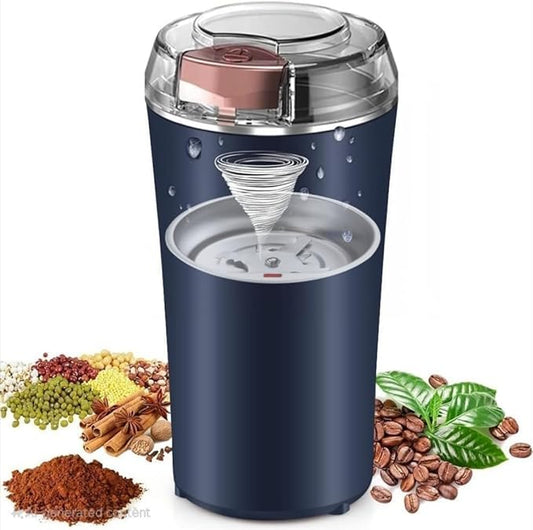Premium Stainless Steel 4 Blade  Electric Herb & Spice Grinder
