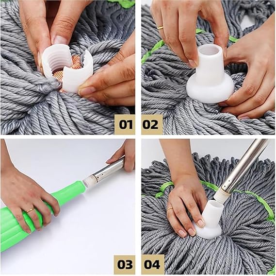 😍Upto 45% Off 😍360° Spin Self-twisting Water Rotating Mop✅