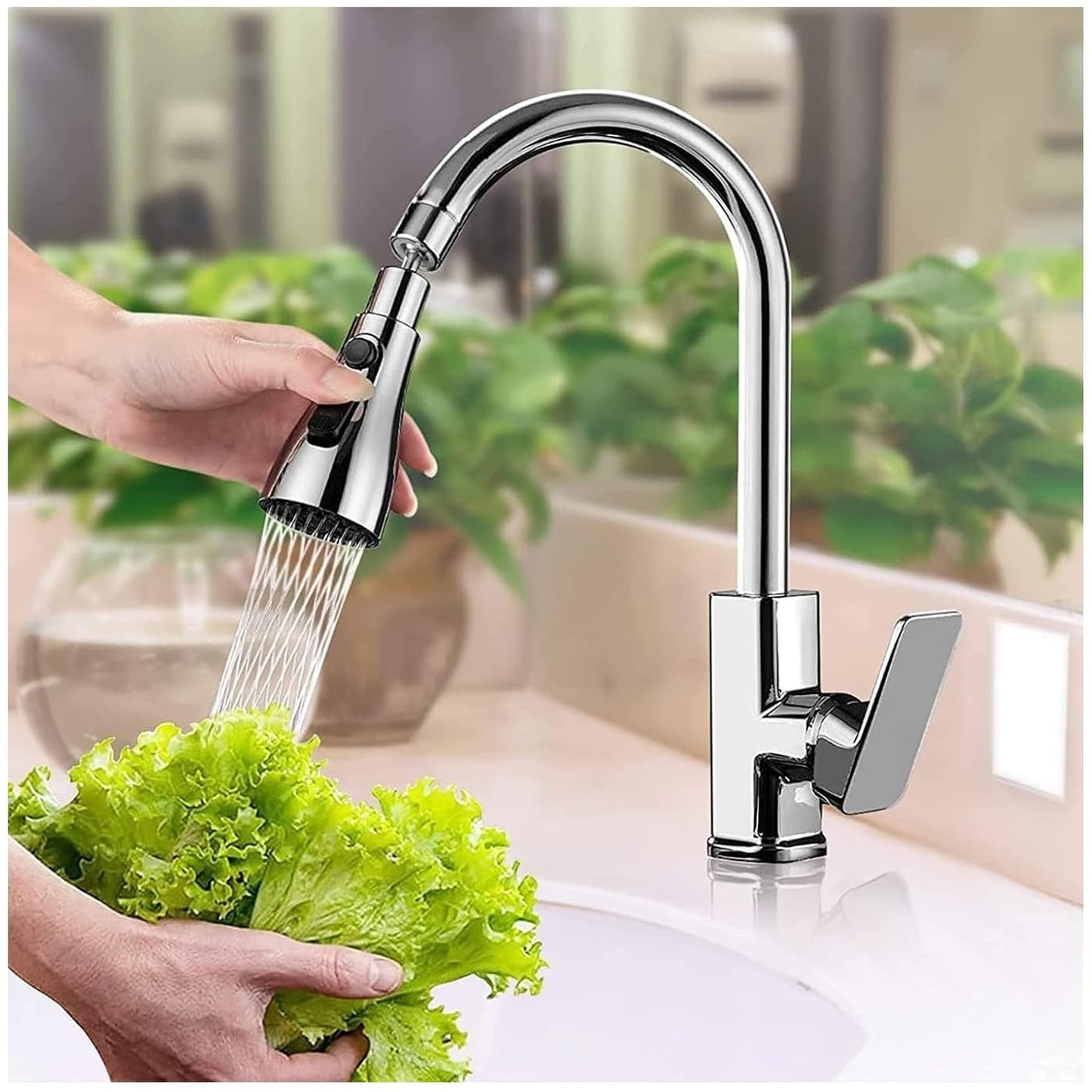 360° Rotating Kitchen Faucet – Powerful 3-Mode Water Spray